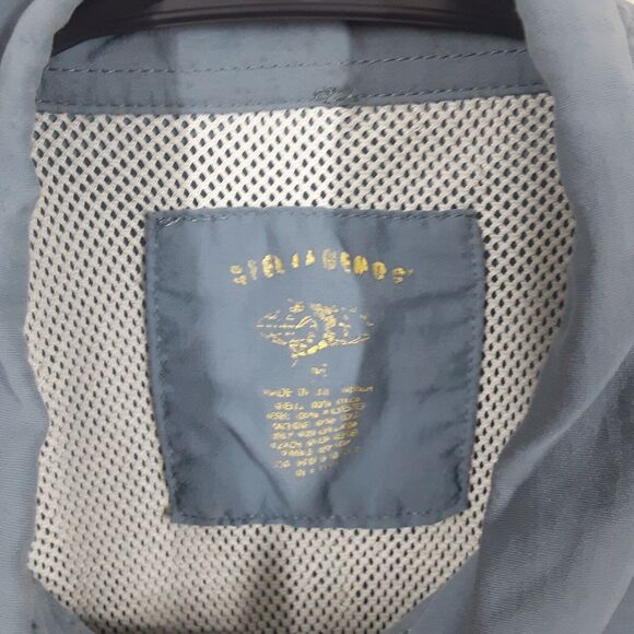 Reel Legends Adult Mens M Blue Vented Lond Sleeve Fishing Shirt Outdoor Camp - Picture 5 of 10